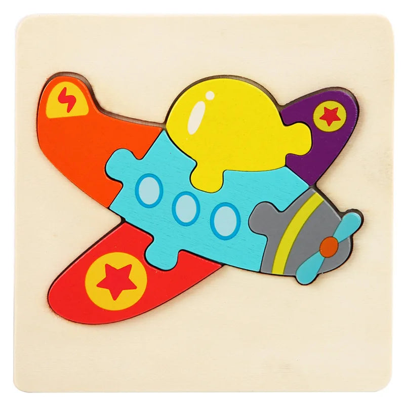 3D Wooden Animal Puzzle