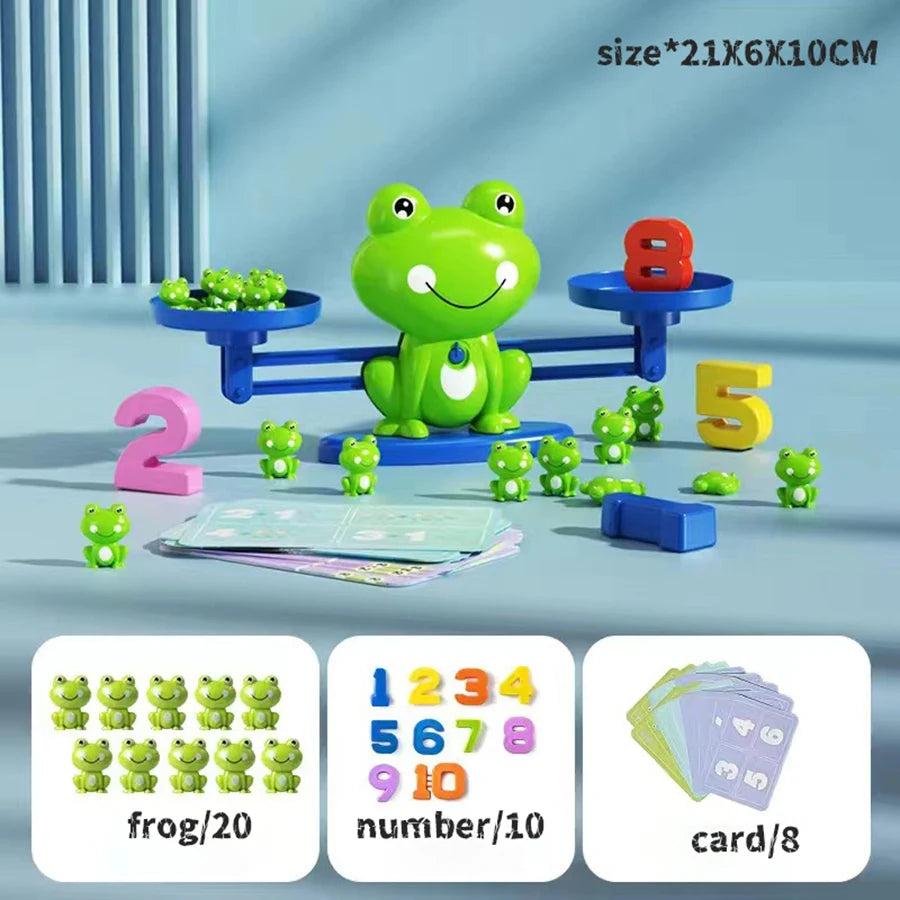 Frog Math Balance Game