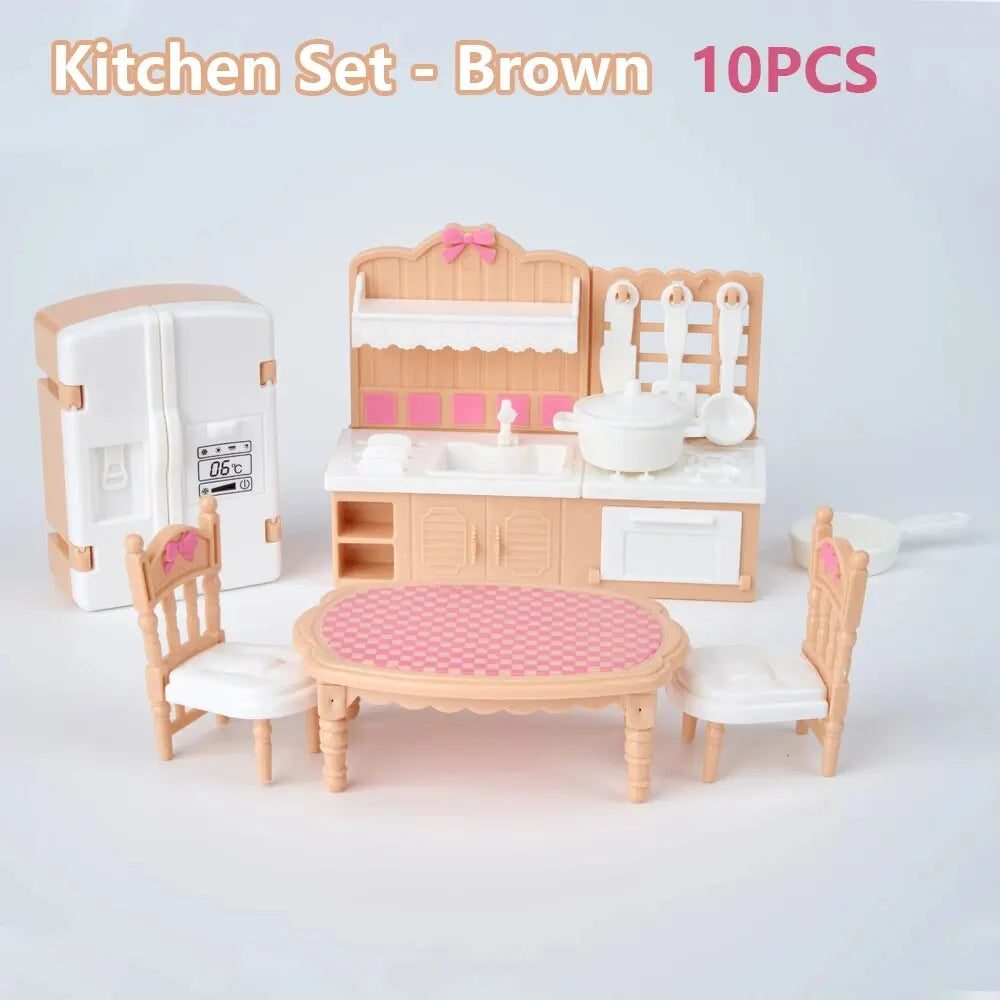 Mini Dollhouse Furniture Set