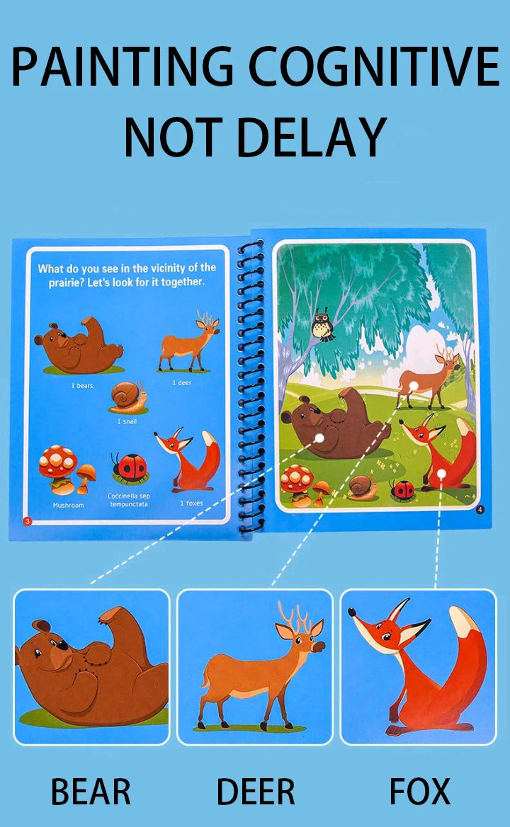 Magic Water Drawing Book