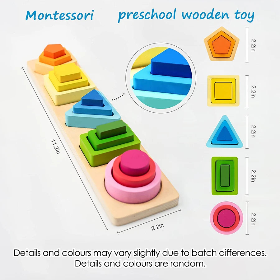 Wooden Sorting & Stacking Set