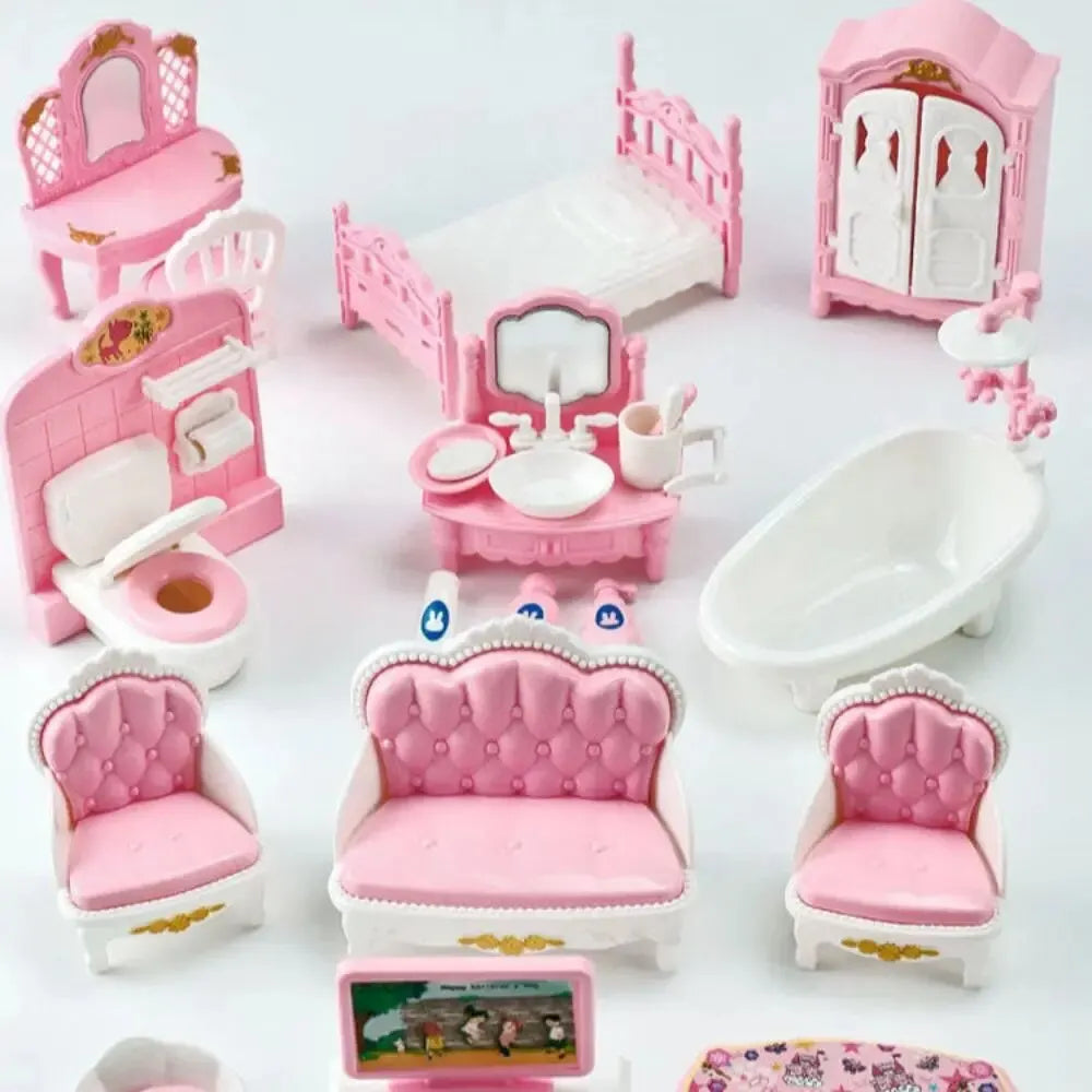 Mini Dollhouse Furniture Set