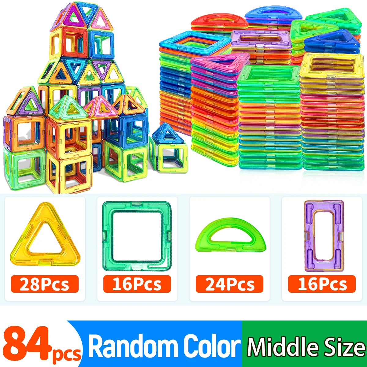 Magnetic Building Blocks Set