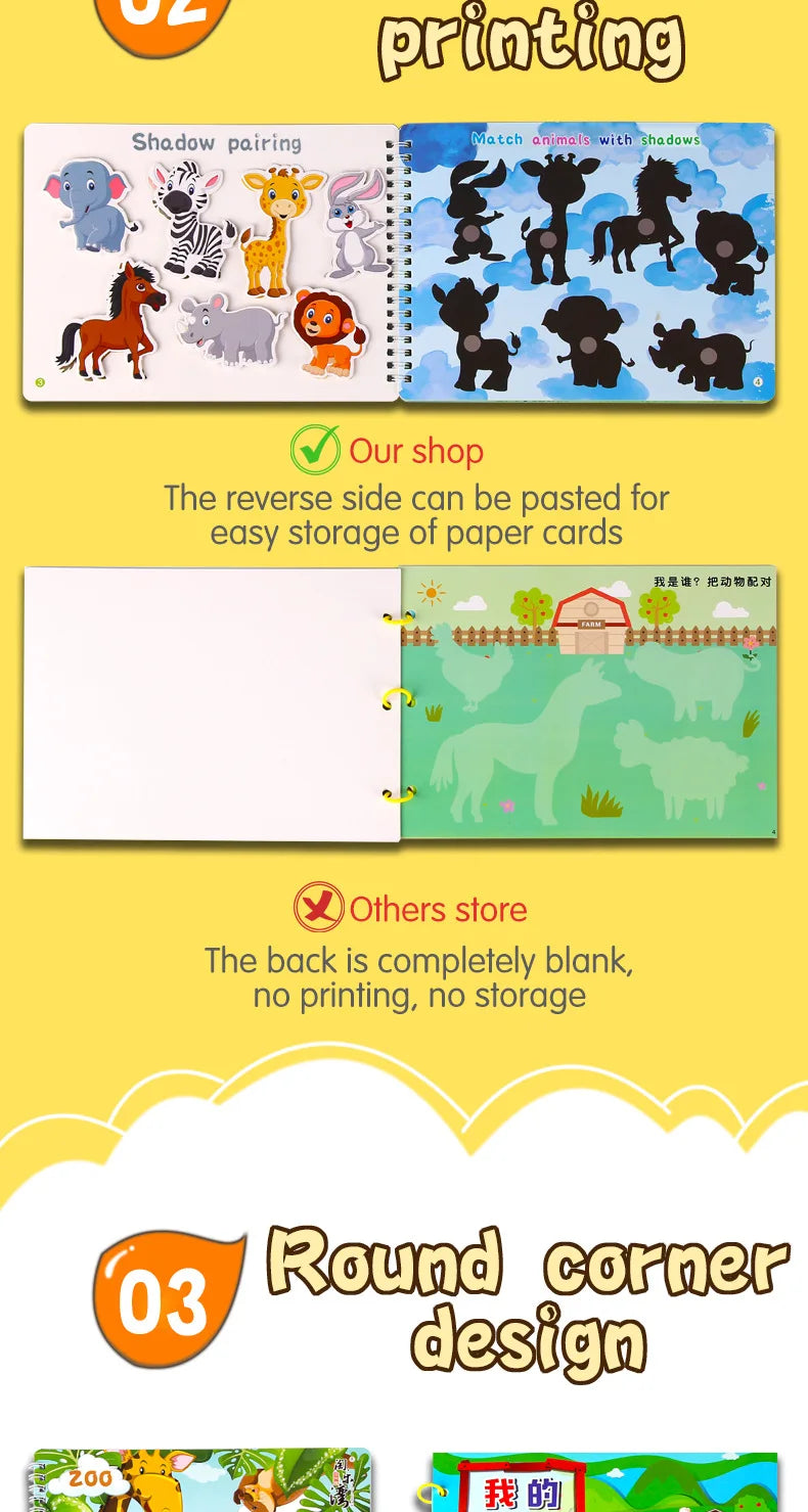 3D Farm Sticker Book