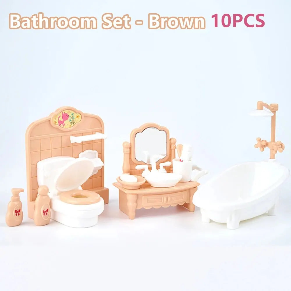 Mini Dollhouse Furniture Set