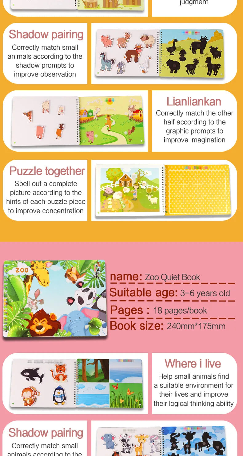 3D Farm Sticker Book