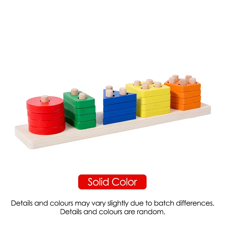Wooden Sorting & Stacking Set
