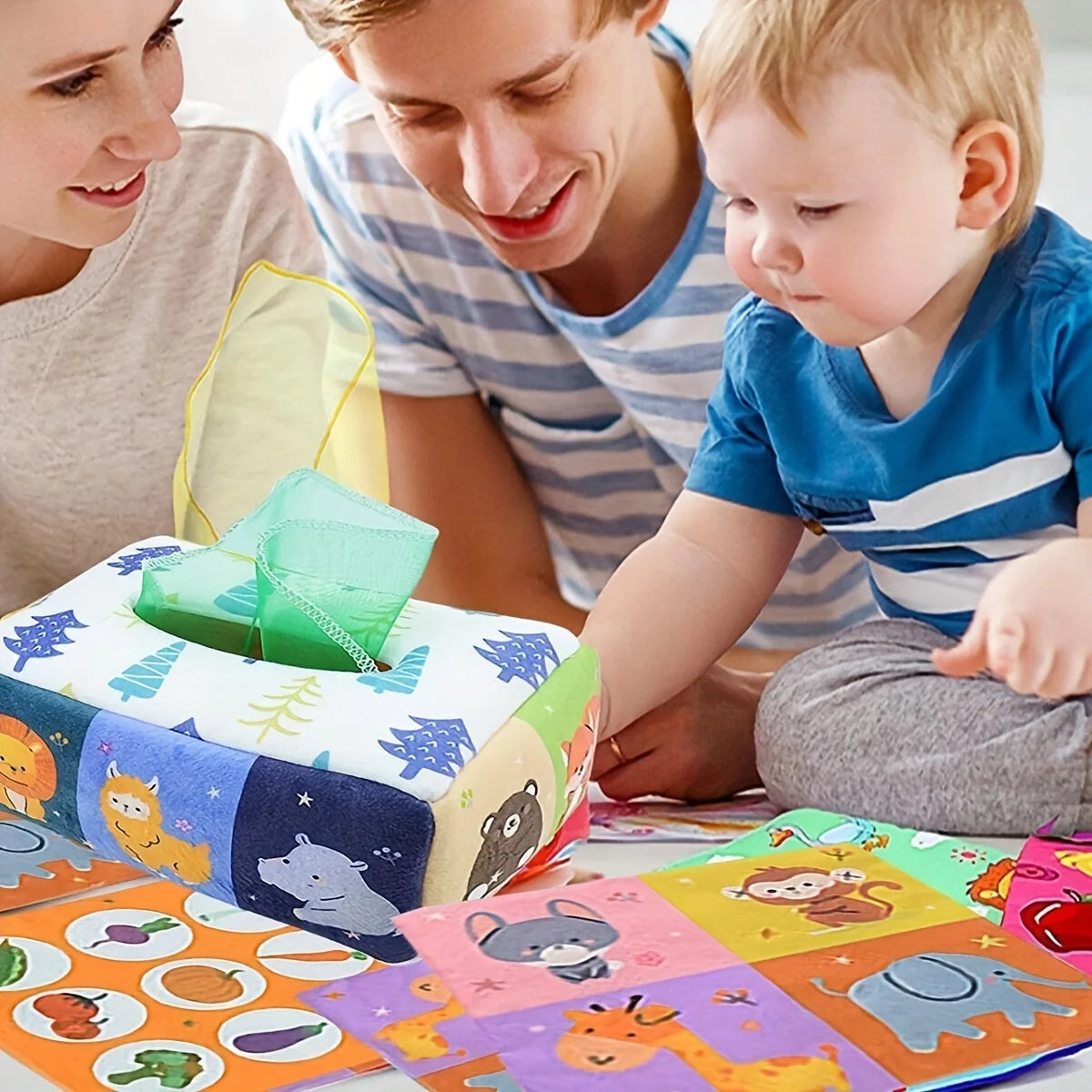 Sensory Tissue Box Toy