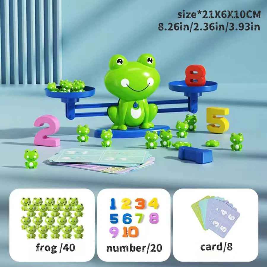 Frog Math Balance Game