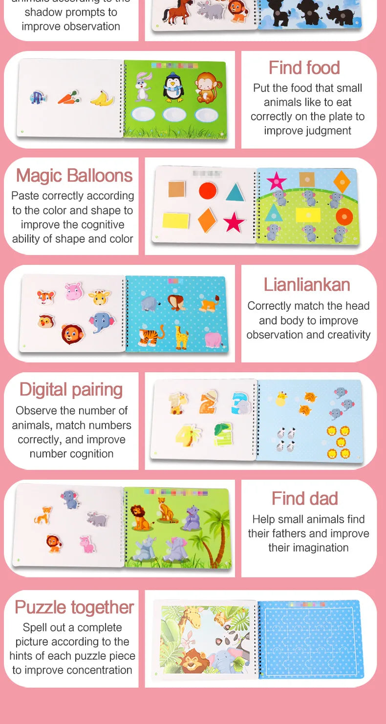 3D Farm Sticker Book