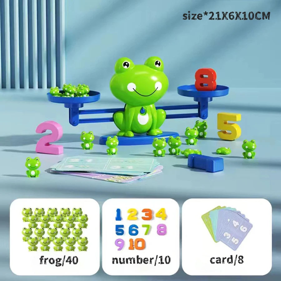 Frog Math Balance Game