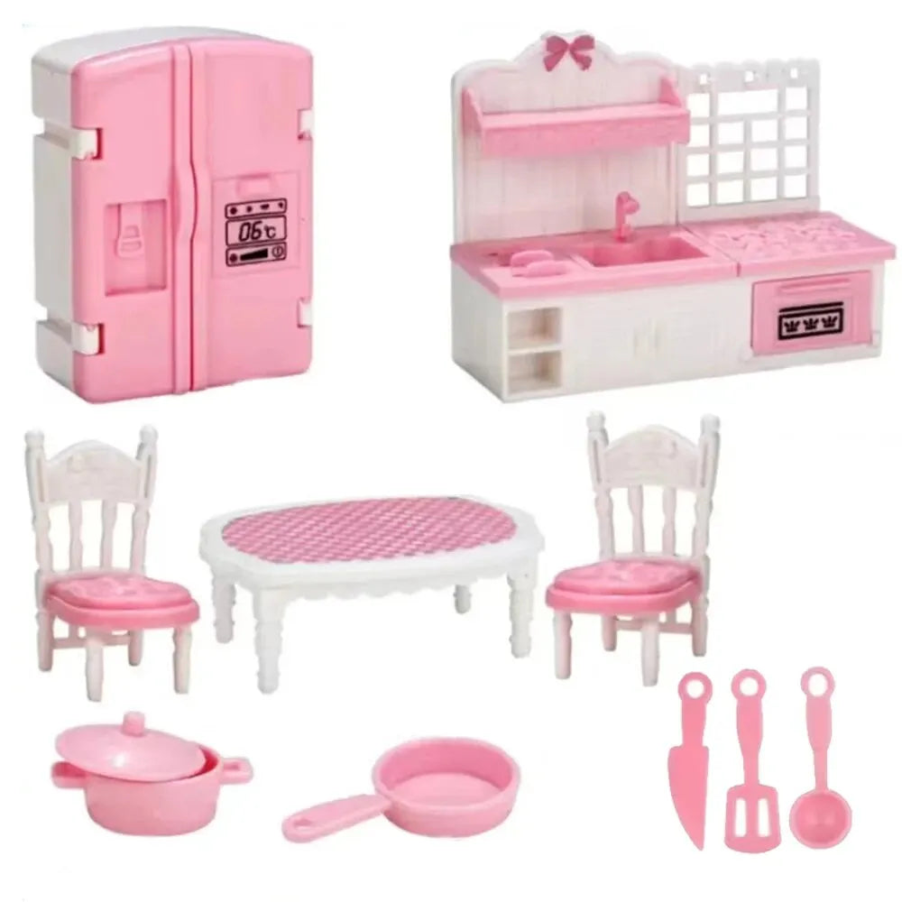 Mini Dollhouse Furniture Set