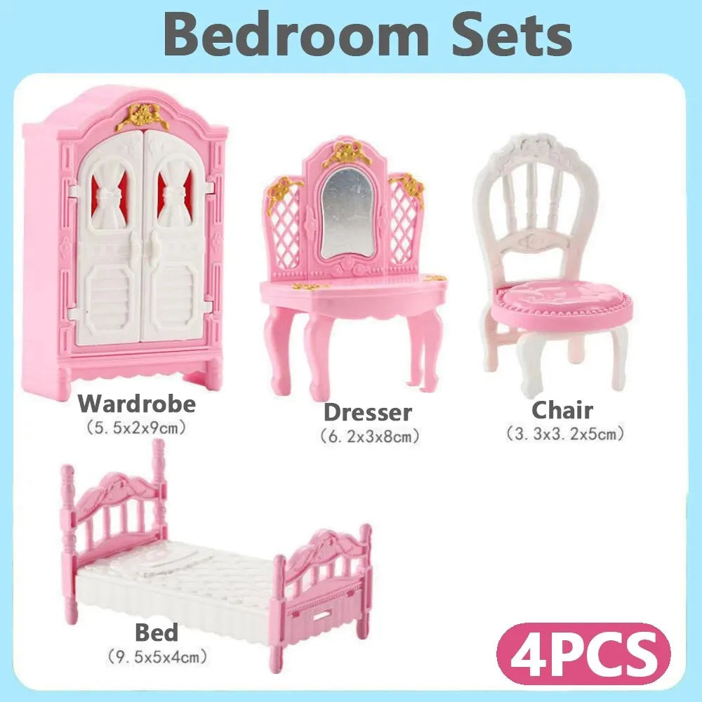 Mini Dollhouse Furniture Set