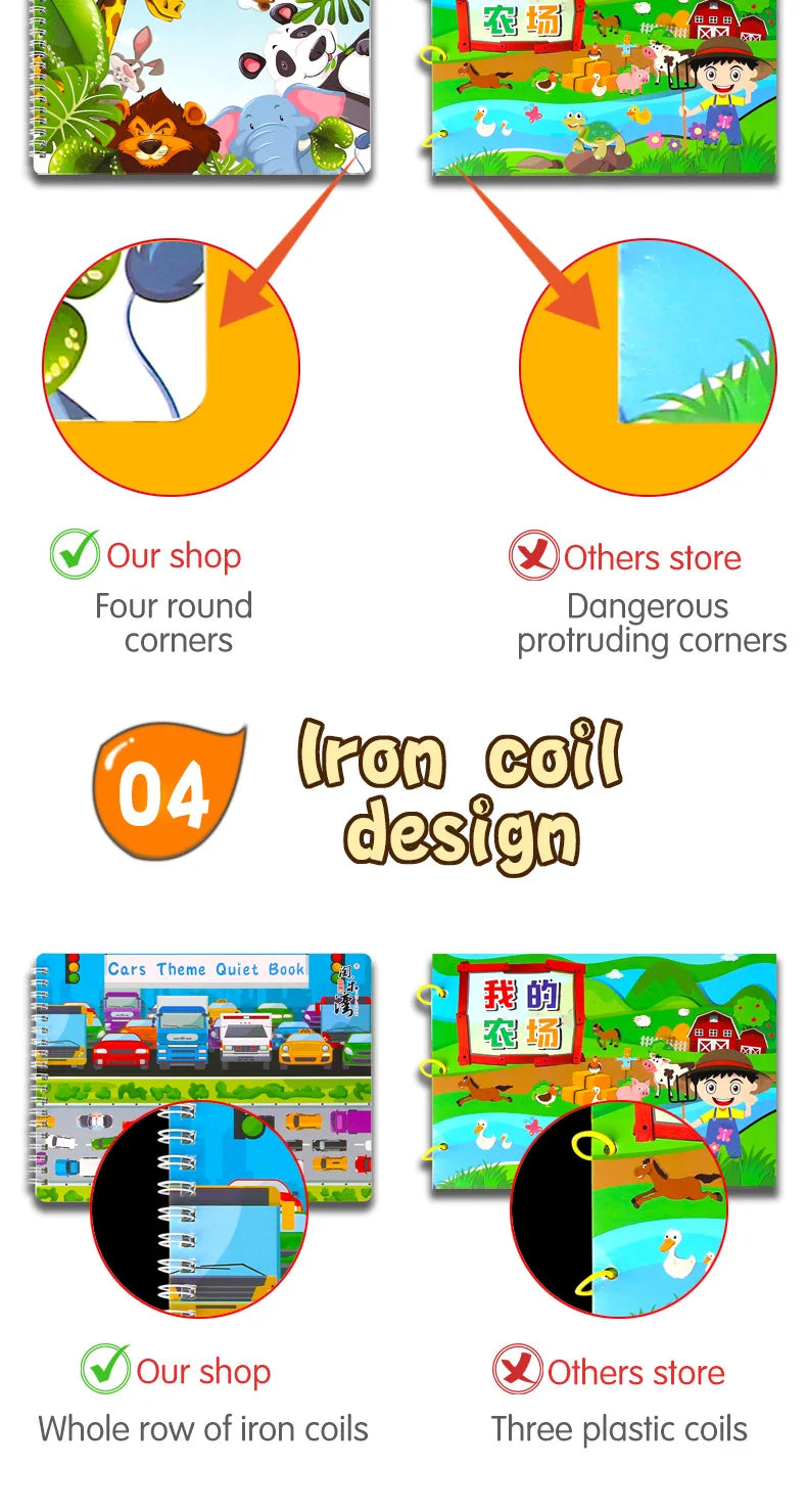 3D Farm Sticker Book