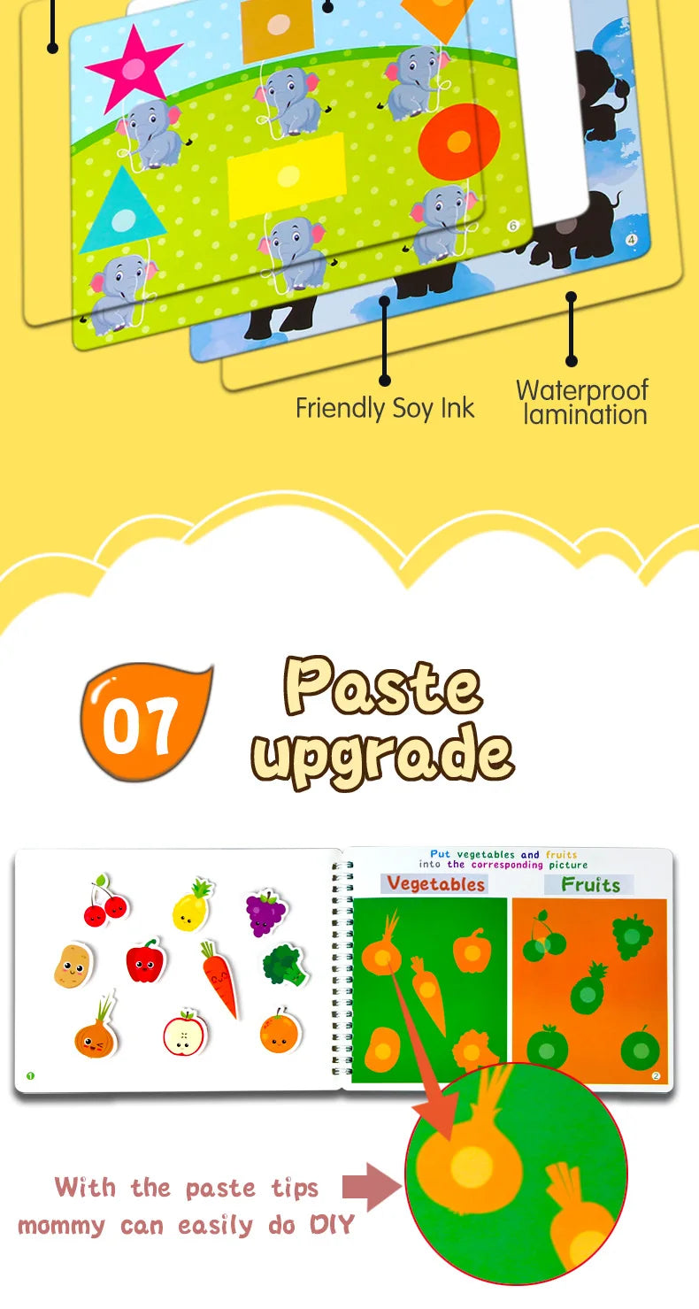 3D Farm Sticker Book