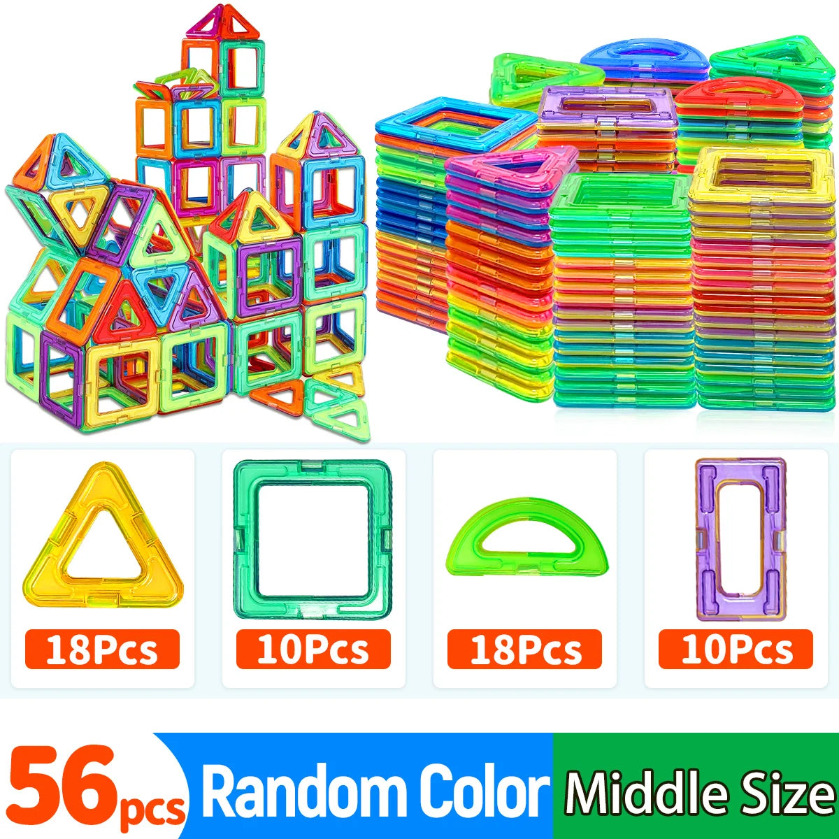 Magnetic Building Blocks Set