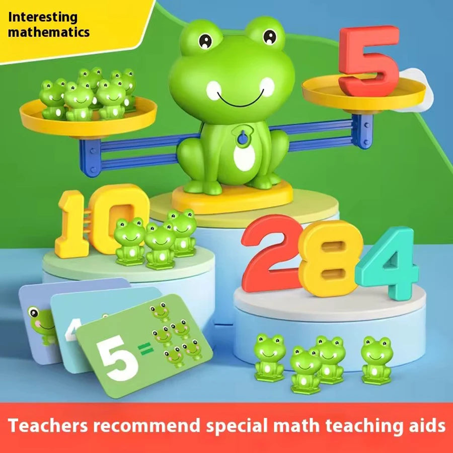 Frog Math Balance Game