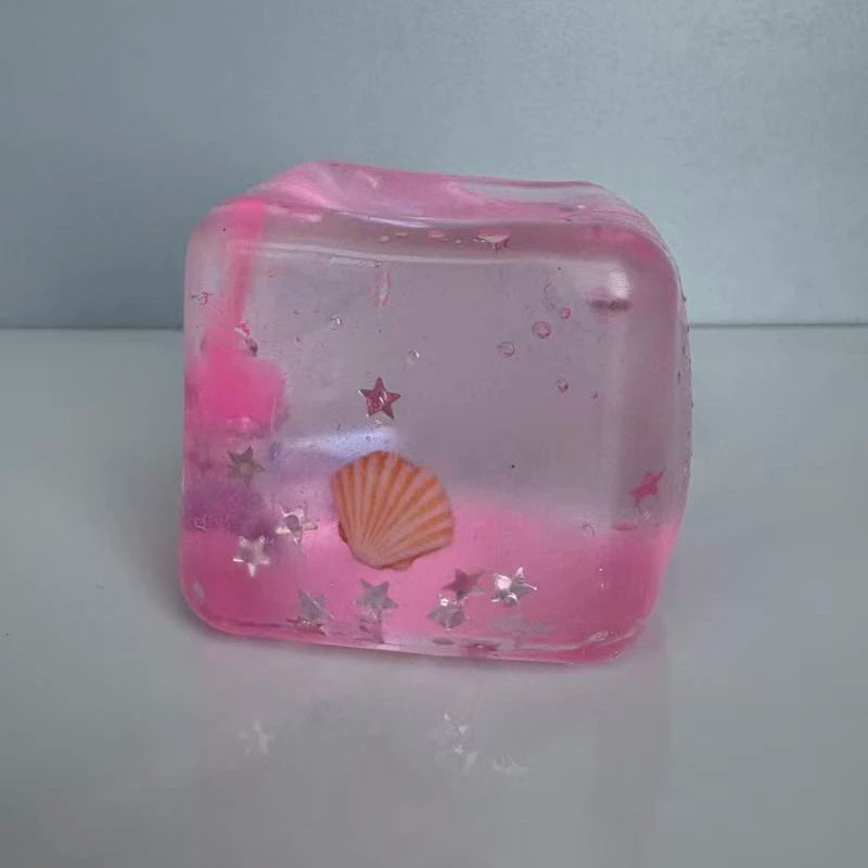 Adults Squishy Ocean Blocks Stress Balls Autism Sensory Toys Stress Anxiety Relief Fidget Toys Maltose Water Ball Gifts Bulk