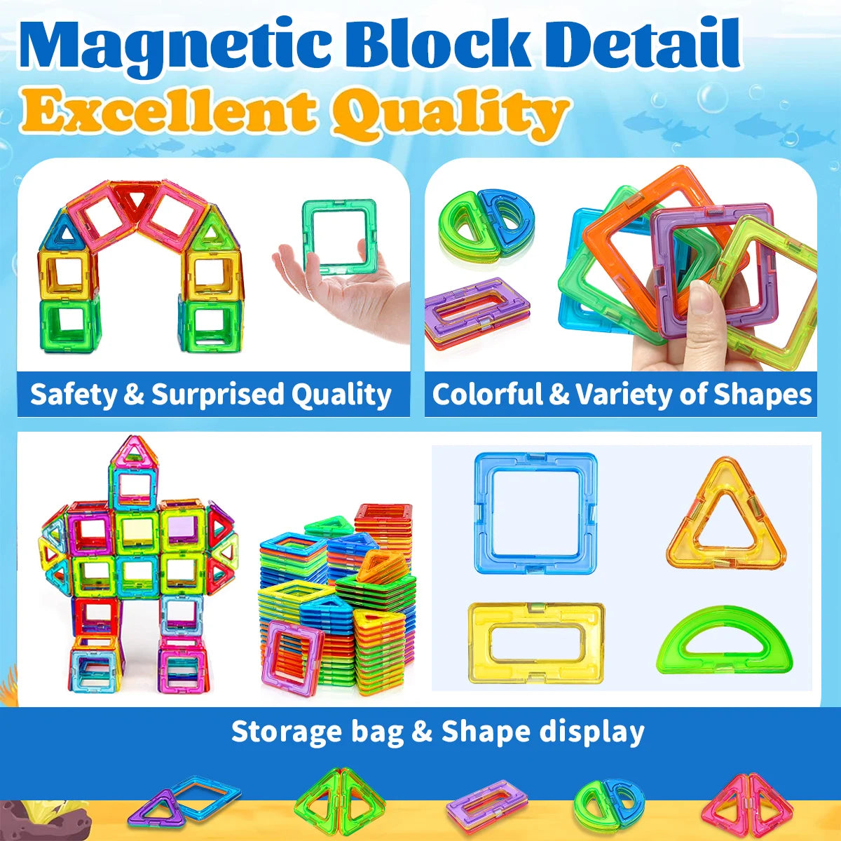 Magnetic Building Blocks Set