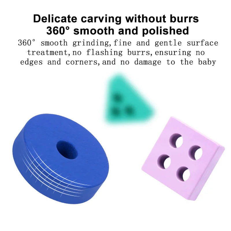 🪵 Wooden Shape Matching Blocks
