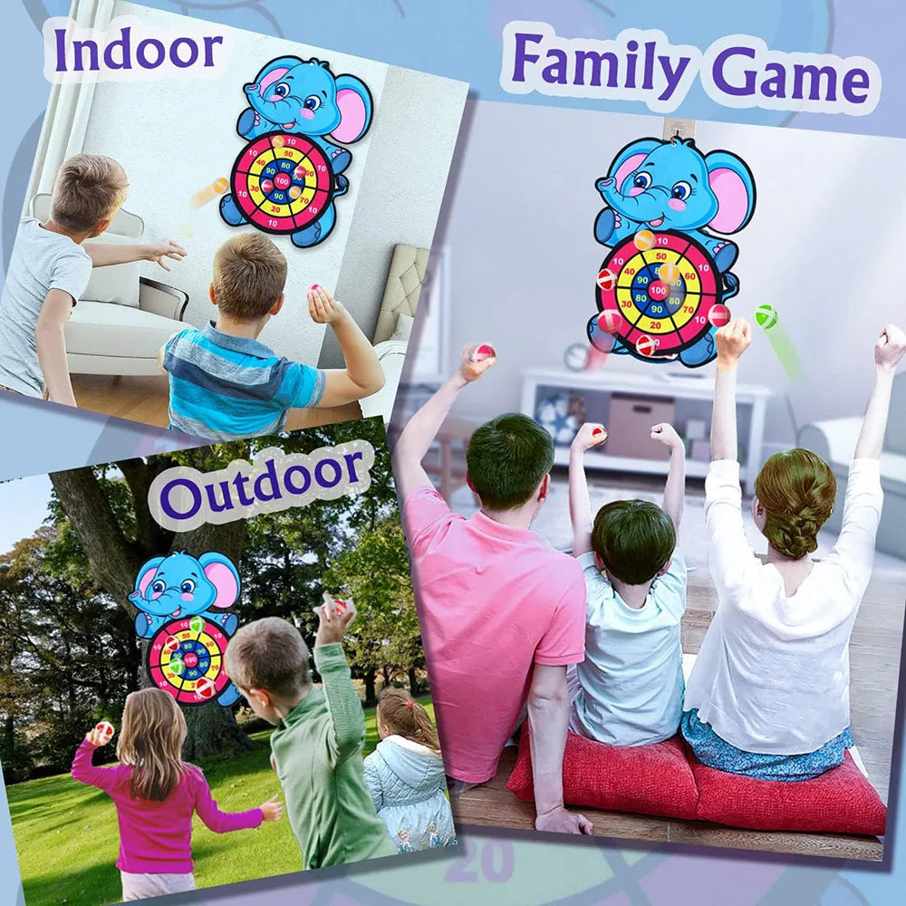 Animal Sticky Ball Dart Game