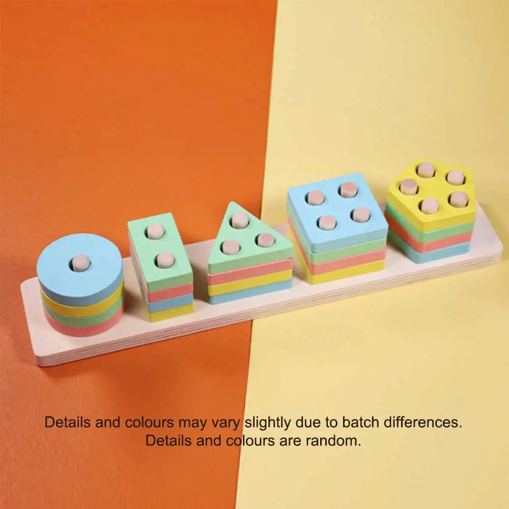 Wooden Sorting & Stacking Set