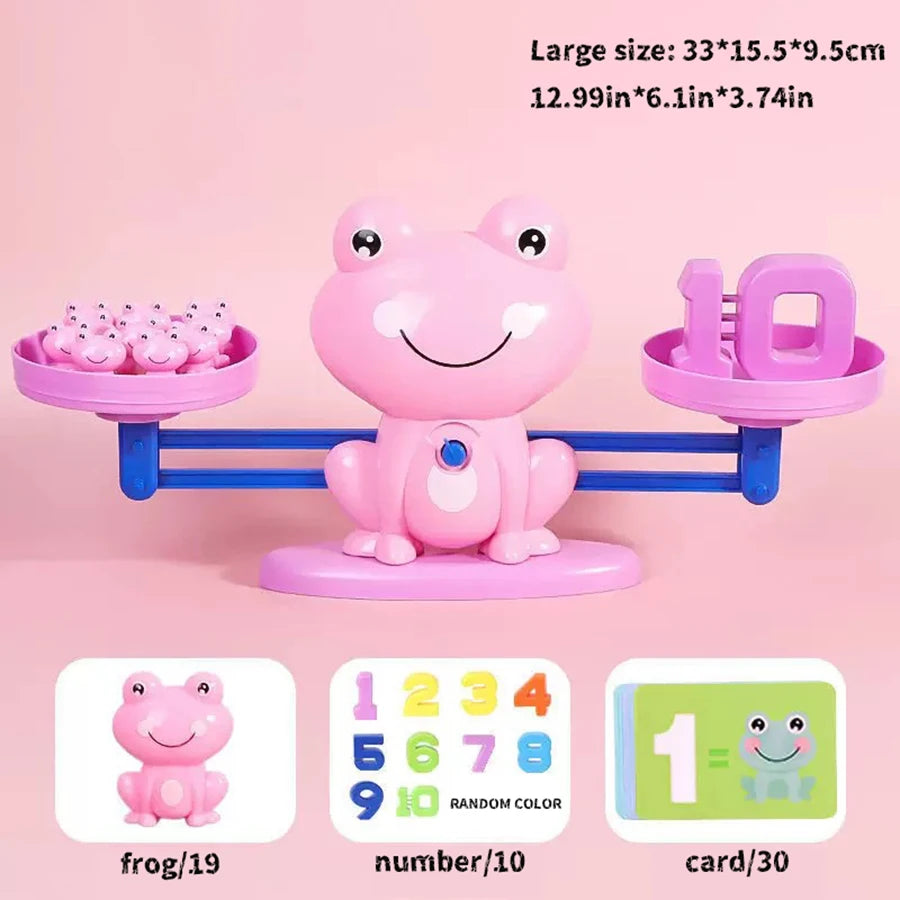Frog Math Balance Game