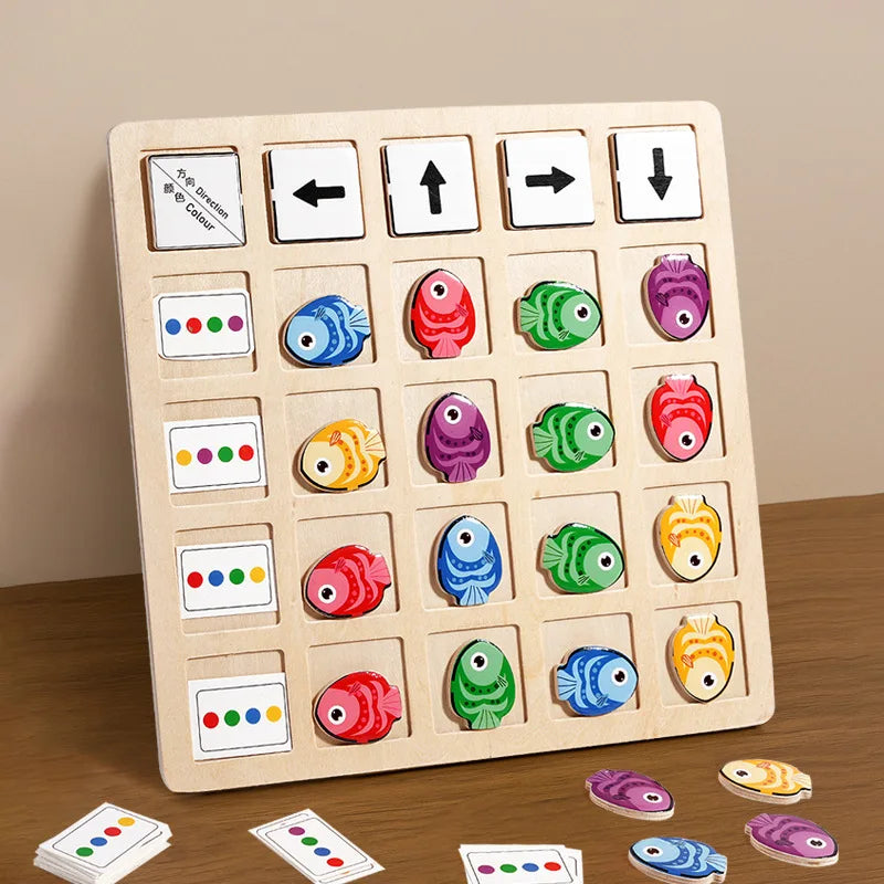 Wooden Logic Battle Board
