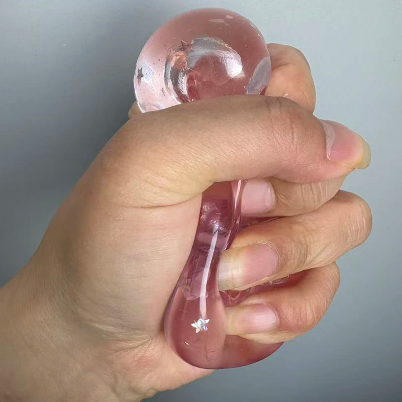Adults Squishy Ocean Blocks Stress Balls Autism Sensory Toys Stress Anxiety Relief Fidget Toys Maltose Water Ball Gifts Bulk