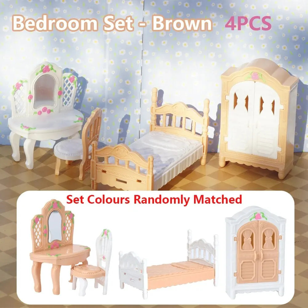 Mini Dollhouse Furniture Set